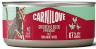 Корм влажный для кошек Carnilove Chicken, Duck & Pheasant паштет курица, утка и фазан 100 г