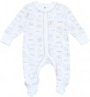 Комбинезон унисекс Minikin р.74 белый с рисунком 22480374