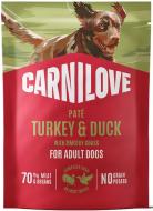Корм вологий для собак Carnilove Turkey & Duck with Timothy Grass паштет індичка і качка з тимофіївкою 300 г