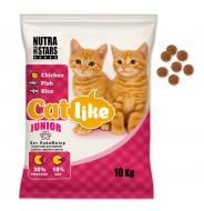 Корм сухой для котят Nutra Five Stars Catlike Junior курица, рыба и рис 10 кг