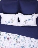 Комплект постельного белья Boutique Blue 2 белый с синим La Nuit