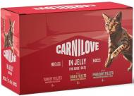 Корм влажный для кошек Carnilove Jelly Multipack в желе в ассортименте 12× Корм влажный для кошек Carnilove Jelly Multipack в желе в ассортименте 12×