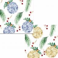 Серветки столові Silken Кулі іграшки мікс 33х33 см 18 шт.