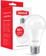 Лампа світлодіодна Maxus 10 Вт A60 матова E27 220 В 4100 К 1-LED-776