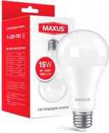 Лампа світлодіодна Maxus 15 Вт A70 матова E27 220 В 4100 К 1-LED-782