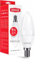 Лампа светодиодная Maxus 7 Вт C37 матовая E14 220 В 4100 К 1-LED-734