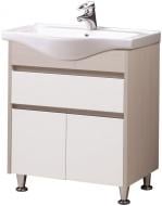 Тумба напольная Мойдодыр Новус 75 с умывальником Vega 75