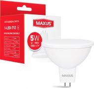 Лампа светодиодная Maxus 5 Вт MR16 матовая GU5.3 220 В 4100 К 1-LED-712