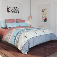 Комплект постельного белья Полоска дерева двуспальный в полоску ТЕП