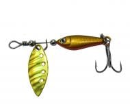 Блесна-вертушка Grows Culture SILVER CREEK Holo Kurokin 9 г gold