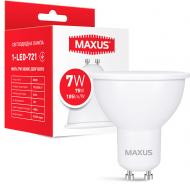 Лампа світлодіодна Maxus 7 Вт MR16 матова GU10 220 В 3000 К 1-LED-721