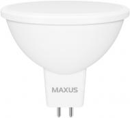 Лампа світлодіодна Maxus 7 Вт MR16 матова GU5.3 220 В 3000 К 1-LED-723