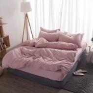 Комплект постільної білизни №17-1608 Heather Rose Mikrosatin Premium 175х210 см рожевий MirSon