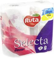 Бумажные полотенца Ruta Selecta Декор двухслойная 2 шт.