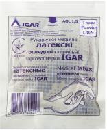 Рукавички медичні IGAR латексні стерильні розмір 8-9 2 шт./уп.