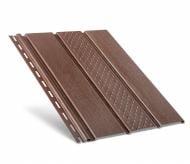 Панель-софіт Giza перфорована 3x0,3 м коричневий