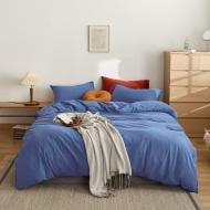 Комплект постельного белья №18-4039 Regatta Mikrosatin Premium 175х210 см синий MirSon