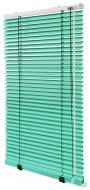 Жалюзи Rollotex алюминиевые горизонтальные с фиксацией 70х170 см зеленый металлик