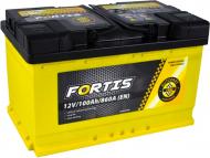 Акумулятор автомобільний Fortis 100Ah 860A 12V «+» праворуч (FRT100-L4-00)