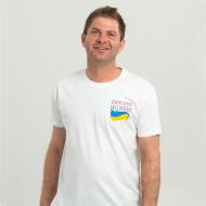 Футболка чоловіча Sol's Imperial 190 Доброго вечора ми з України 11500102/127XL р.XL білий