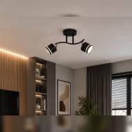 Люстра светодиодная ELIOS Soft 2x10 Вт GX53 черный DL1284