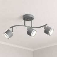 Люстра светодиодная ELIOS Soft 3x10 Вт GX53 серый DL1288 Люстра светодиодная ELIOS Soft 3x10 Вт GX53 серый DL1288