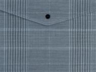 Папка на кнопке А5+ Tartan Gray Axent