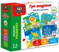 Игра настольная Vladi Toys шнуровка От лета к зиме VT5303-13