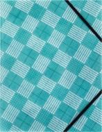 Папка на резинке А4+ Tartan Green Axent