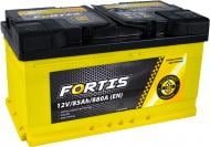 Аккумулятор автомобильный Fortis 85Ah 880A 12V «+» справа (FRT85-00L)