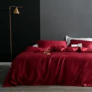 Комплект постельного белья №19-1655 Garnet Mikrosatin Premium 143х210 см красный MirSon