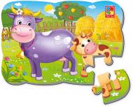 Пазли магнітні Vladi Toys А5 Корова і телятко VT3205-55 Пазли магнітні Vladi Toys А5 Корова і телятко VT3205-55
