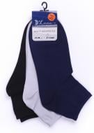 Набір шкарпеток чоловічих Luna бавовна 2251720409019 р.27-29 см синій/чорний/сірий