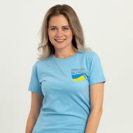 Футболка женская Sol's Imperial Women 190 Доброго вечора ми з України 11502220/127S р.S голубой