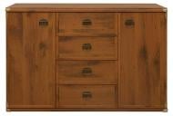 Комод BRW Україна JKOM 2d4s 130 Indiana дуб шутер