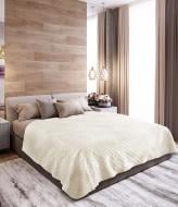 Покрывало ВЕЛЮР 240x260 см ТЕП молочный