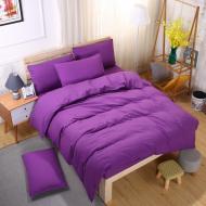 Комплект постільної білизни №19-3424 Sunset Purple Mikrosatin Premium 220х240 см фіолетовий MirSon