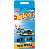 Карандаши цветные двусторонние Hot Wheels 12 шт. KITE