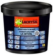 Клей монтажний Lacrysil LA CRYSTAL прозорий акриловий 1 кг