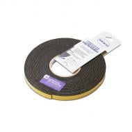 Уплотнитель самоклеющийся прямоугольный Новация Novacia 3х15 мм x 10 м черный