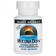 Мукуна пекуча Source Naturals Mucuna Dopa 60 капсул (SN2191)