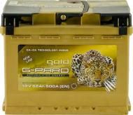 Аккумулятор автомобильный G-Pard Gold 62Ah 600A 12V «+» слева (TRC062-G01)