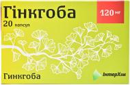 Гінкгоба по 120 мг №20 (10х2) капсули