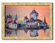 Картина Замок на воде 41x31 см Hotel Arizona HD 1 GOLDEN FR-514943810-CAST-12x16