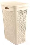 Корзина для белья Ucsan Plastik KNIT 46х29х55 см 43 л кремовый
