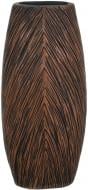 Ваза полирезиновая Browny 16х10х34 см 31 см коричневая