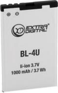 Акумулятор EXTRADIGITAL Nokia BL-4U, 1000 1000 мА/г (BMN6271)