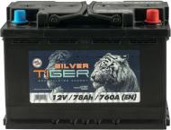 Акумулятор автомобільний Tiger Silver Euro 0 78Ah 760A 12V «+» праворуч (AFS078-S00)