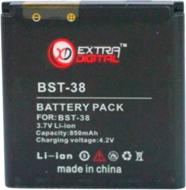 Аккумулятор EXTRADIGITAL Sony Ericsson BST-38 850 мА/ч (BMS6352)