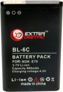 Аккумулятор EXTRADIGITAL Nokia BL-6C 900 мА/ч (DV00DV6029)